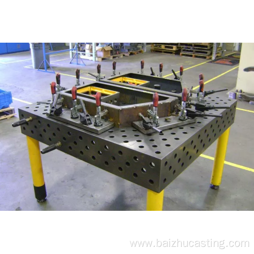 Direct cast iron measuring tool bed board